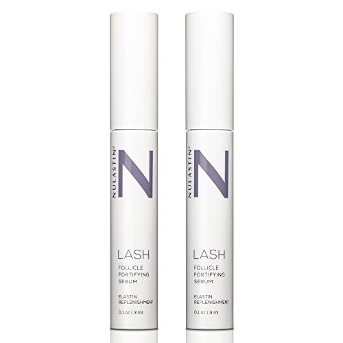 NULASTIN Lash Enhancing Serum – Promotes Longer, Fuller, Thicker Looking Lashes | Follicle Strengthening Eyelash Formula with Elastin Technology (2-Pack)
