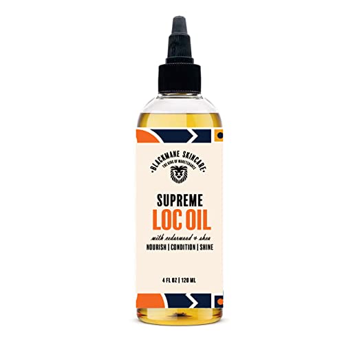  Loc Oil Spray & Hair Oil For Men, Dreadlocks Moisturizer For Braids, Dreads & Loc Maintenance Products and Dreadlock Accessories