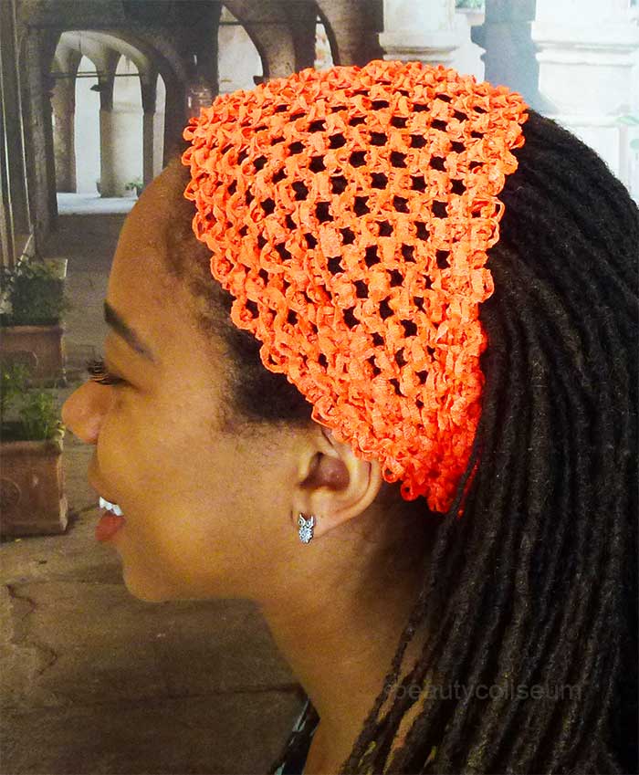  neon orange head band