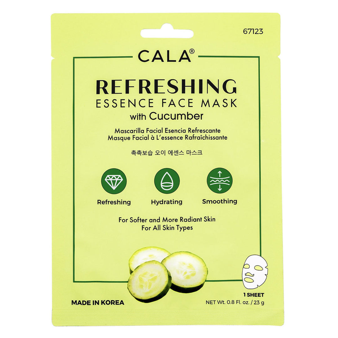 Refreshing Essence Face Mask with Cucumber