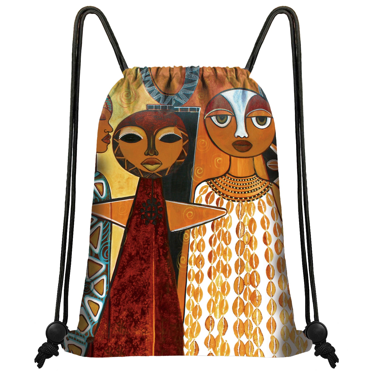 Windows 2 Africa Drawstring Backpack – Beauty Coliseum