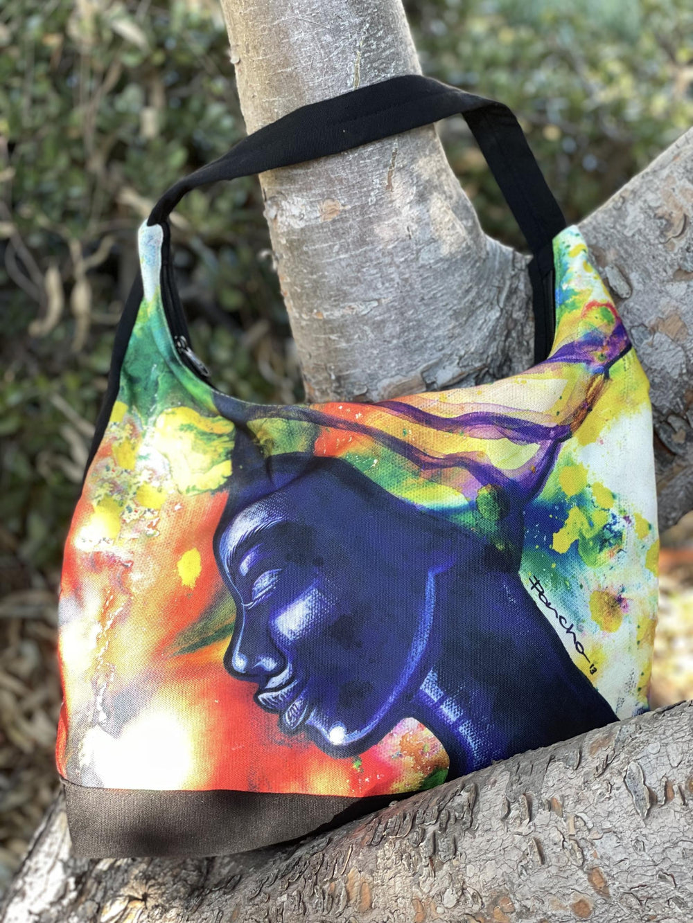 Her Rainbow Halo II Hobo Bag