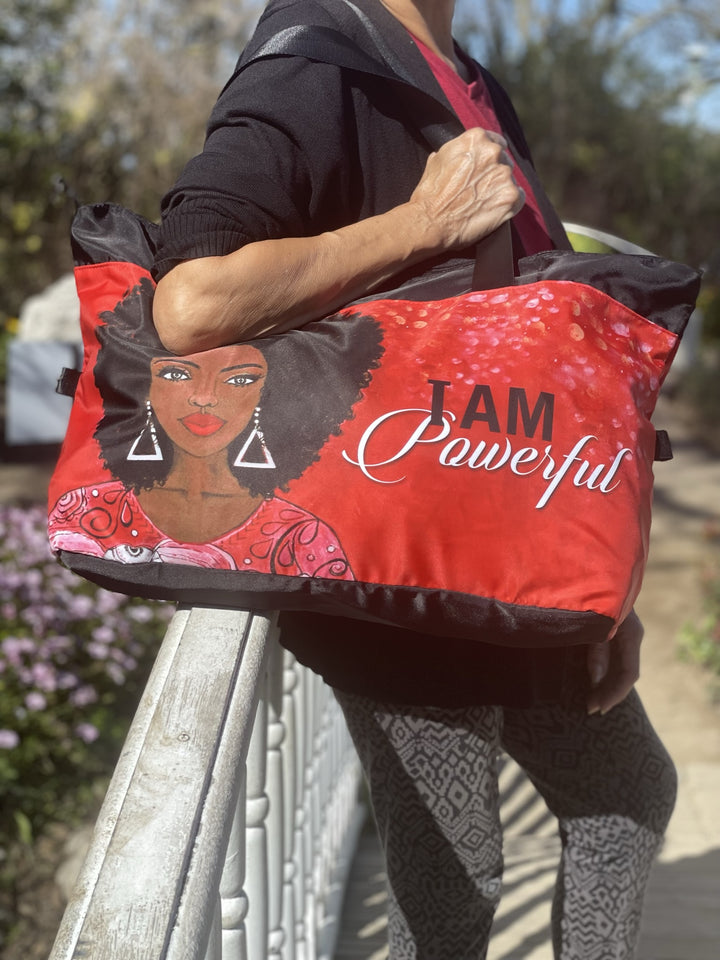 I Am Powerful Travel Gym Bag