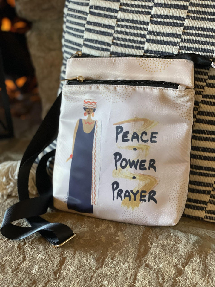 Peace Power Prayer Travel Purse