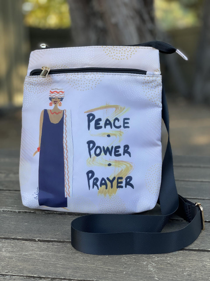 Peace Power Prayer Travel Purse