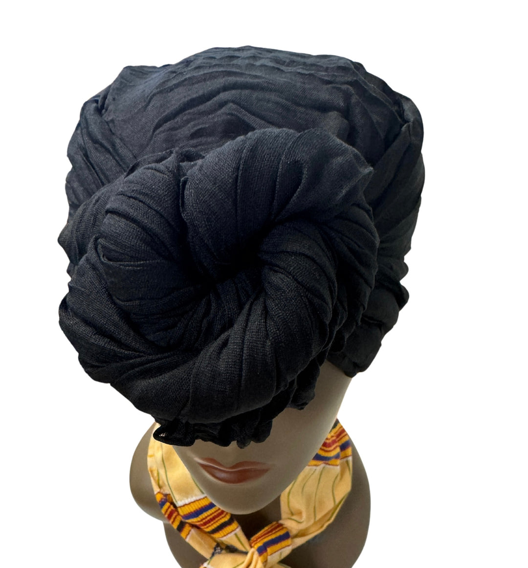 Head Wrap Scarf Tie - Black