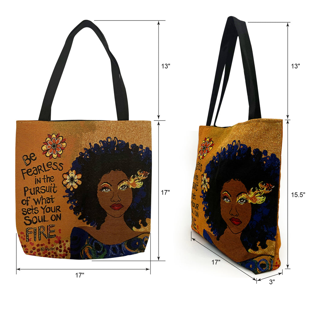 Soul On Fire Tote Bag