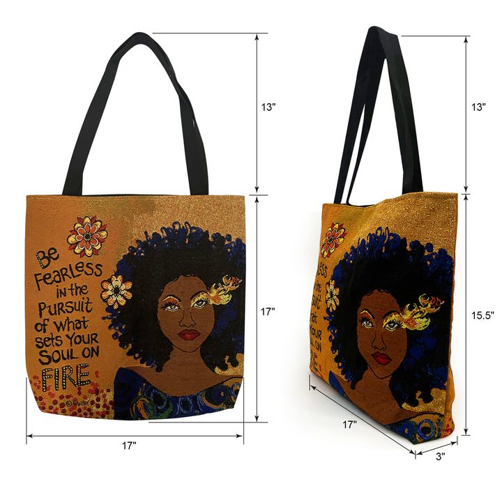 Soul On Fire Tote Bag