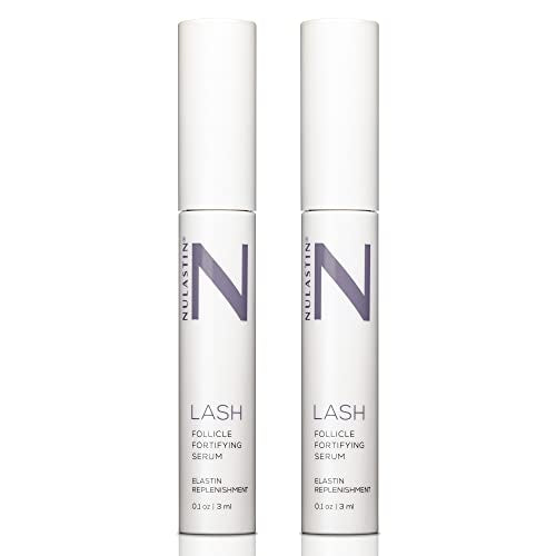 NULASTIN Lash Enhancing Serum – Promotes Longer, Fuller, Thicker Looking Lashes | Follicle Strengthening Eyelash Formula with Elastin Technology (2-Pack)