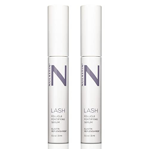  NULASTIN Lash Enhancing Serum – Promotes Longer, Fuller, Thicker Looking Lashes | Follicle Strengthening Eyelash Formula with Elastin Technology (2-Pack)