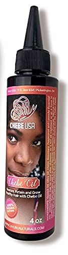 Uhuru Naturals Chebe Oil – African Chebe Serum Treatment w/ Ostrich Oil & Essential Oils - Natural Repair, Growth & Moisture For Dry Scalp & Hair (4oz)