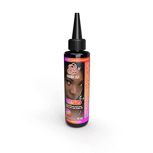 Uhuru Naturals Chebe Oil – African Chebe Serum Treatment w/ Ostrich Oil & Essential Oils - Natural Repair, Growth & Moisture For Dry Scalp & Hair (4oz)