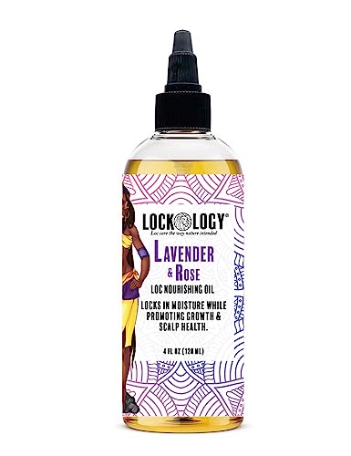 Loc Oil For Dreads, Lavender & Rosemary Oil For Locs & Dreadlock Oil For Dreads Growth | Black Owned Dreadlock Hair Products