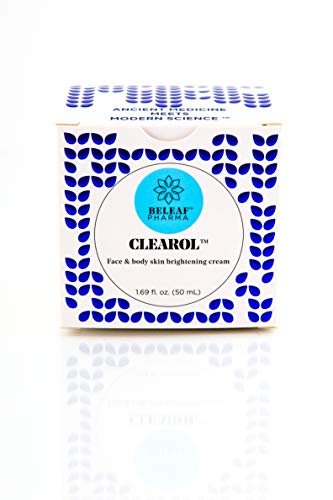 CLEAROL Brightening Cream with Alpha Arbutin, for Dark Skin, Dark Spots, Freckles that is Safe for the Face & Body