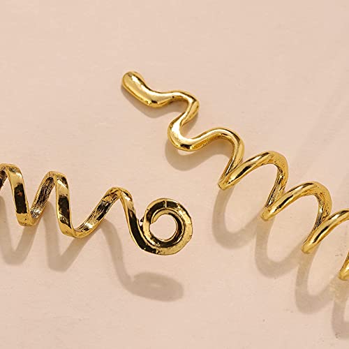 28PCS Gold Snake Hair Jewelry For Braids Hair Jewelry For Braids, Braid  Hair Accessories Jewelry Hair Braid Coil Jewel Hair Cuffs Snake Hair Clips  For
