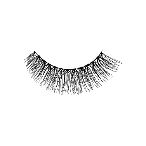 KISS Looks So Natural False Eyelashes Multipack, Lightweight & Comfortable, Tapered End Technology, Reusable, Cruelty-Free, Contact Lens Friendly, Style 'Shy', 5 Pairs Fake Eyelashes