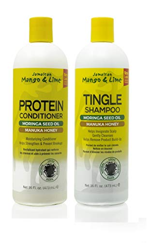 Jamaican Mango & Lime Shampoo & Conditioner 16oz Duo (SG_B076TQ1DQS_US)