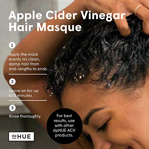 dpHUE Apple Cider Vinegar Hair Masque, 9 oz - Deep Conditioning Hair Treatment for Dry, Damaged Hair - Natural Hair Mask For Color-Treated Hair made with Avocado, Rosehip & Coconut Oils