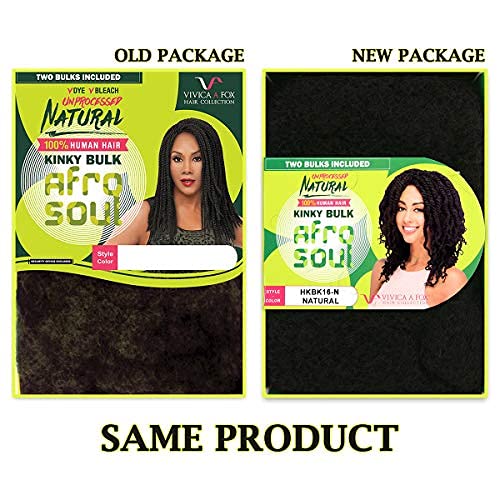 VVICA A FOX Unprocessed 100% Natural Human Hair Afro Kinky