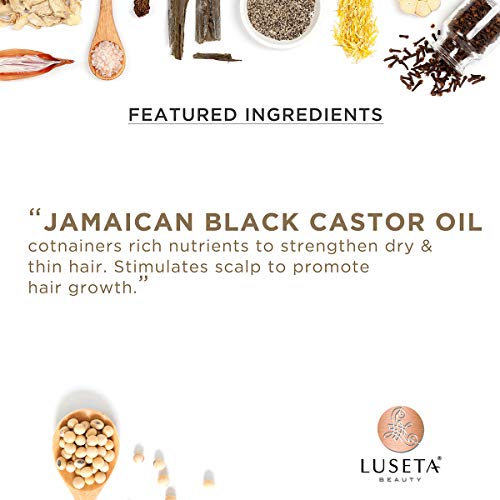 Luseta Jamaican Black Castor Oil Shampoo for Fine and Dry Hair 16.9oz