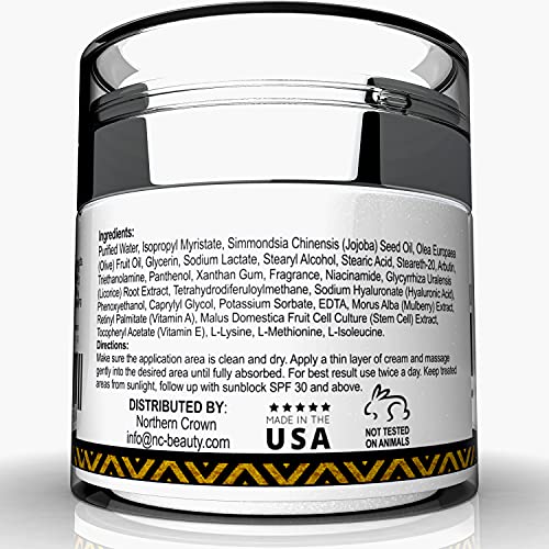 Intimate Whitening Cream - Made in USA Skin Lightening Gel for Body, Face, Bikini and Sensitive Areas - Underarm Bleaching Cream with Mulberry Extract, Arbutin, Licorice Extract - 1.7 oz