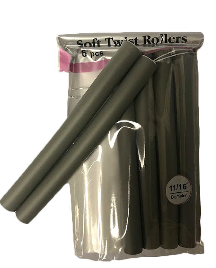 Soft Twist Roller Grey 6CT