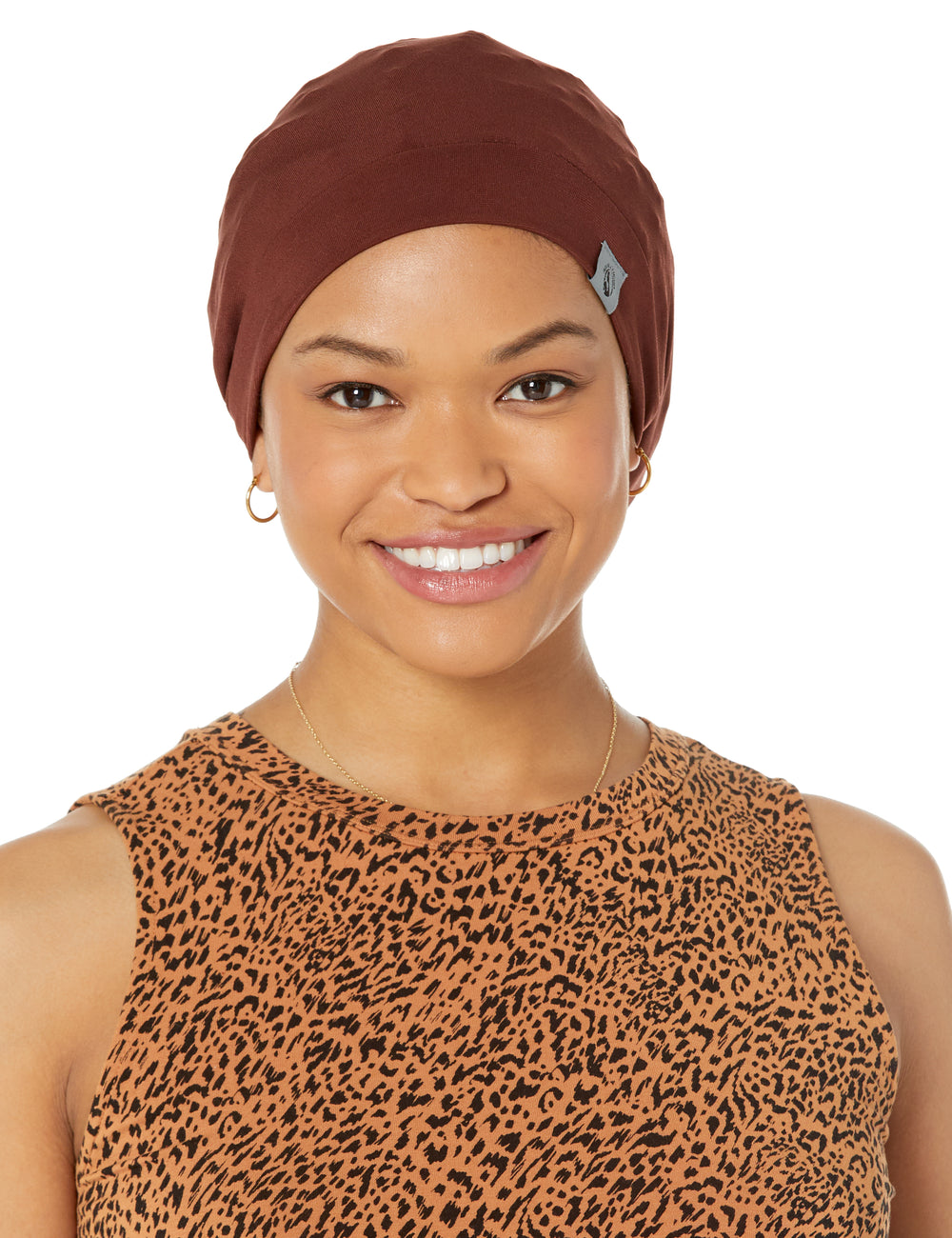 Dreadlocks locs hair cap bonnet for men and women - orange rust