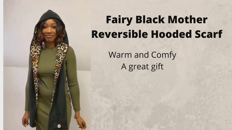 Reversible Hooded Scarf keeps hair lint free – Beauty Coliseum