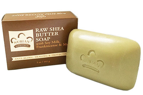 raw shea butter anti-aging soap