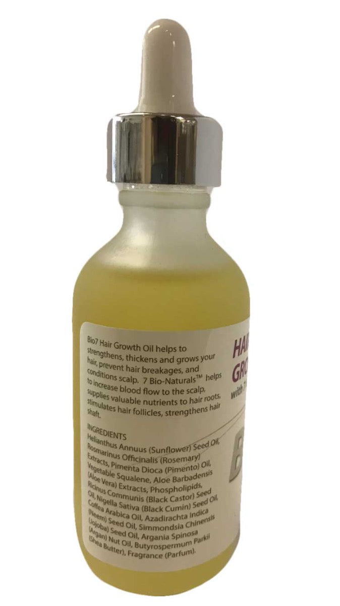 グロービオ　hair growth formula 120ml 3本 Bio 7 Hair Growth Oil 2 oz by Beauty Coliseum 
