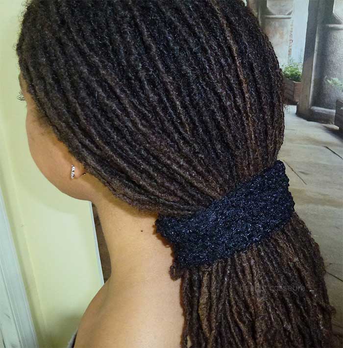 headband locs, natural hair