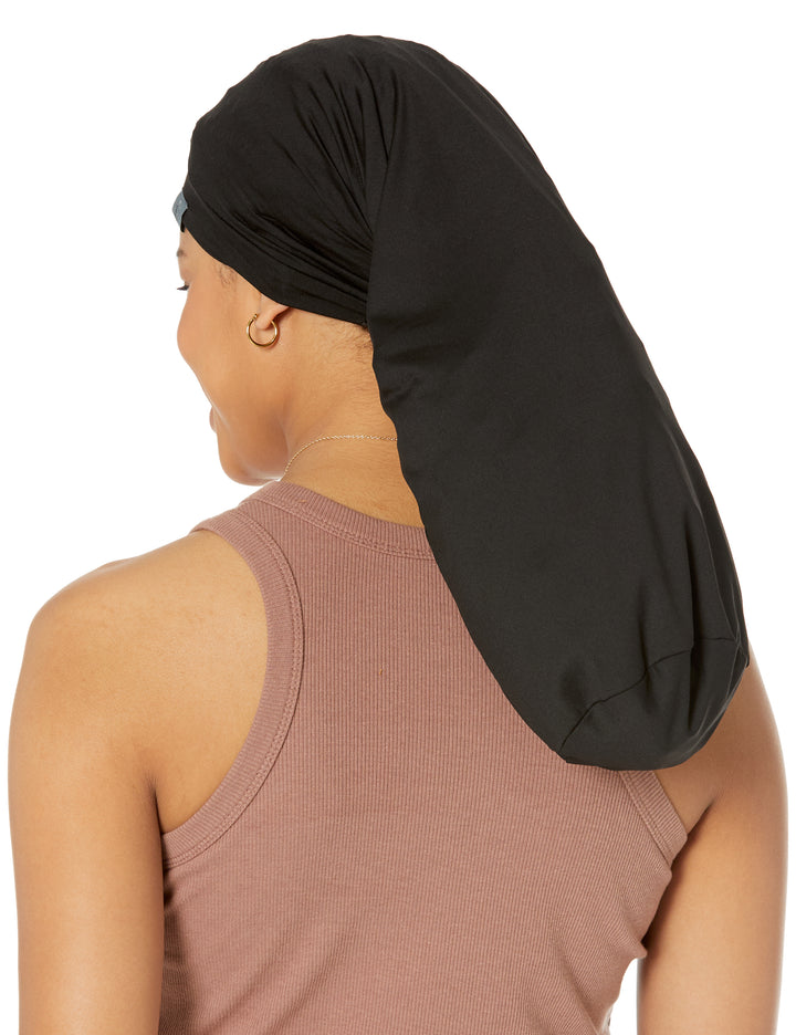 Dreadlocks locs hair cap bonnet for men and women - black