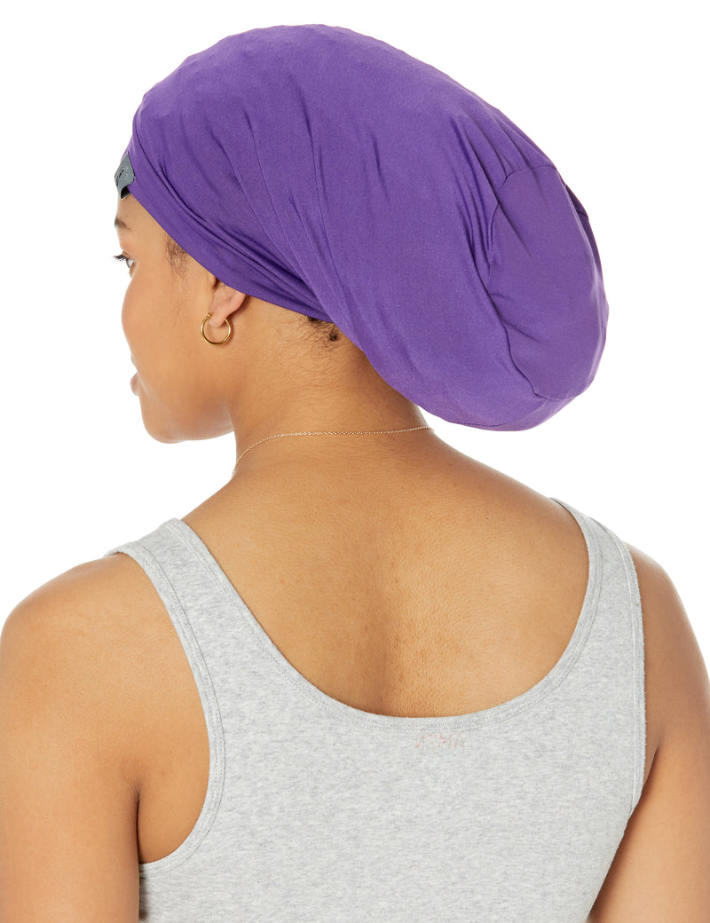 Dreadlocks locs hair cap bonnet for men and women - Purple