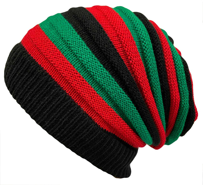 red black green slouchy marcus garvey pan american color